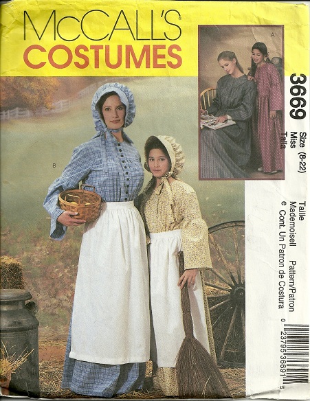 McCall's Costumes Pattern 3669