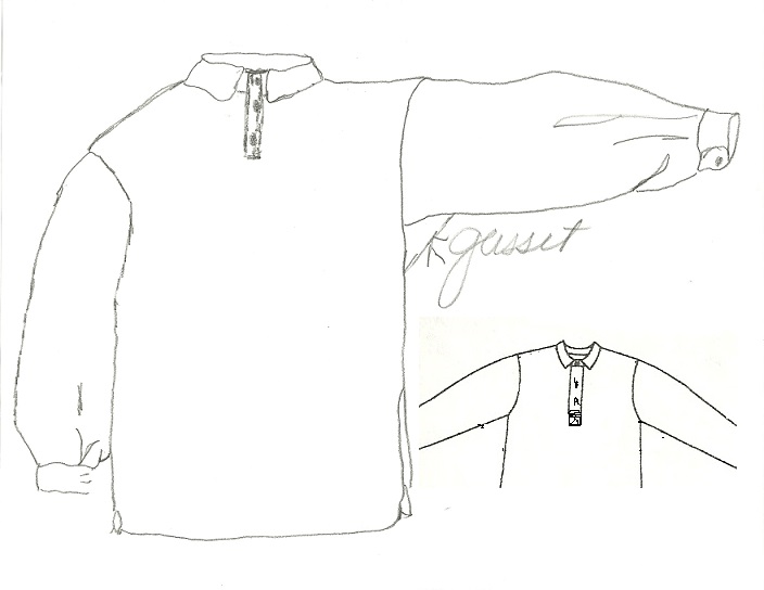 Civil War Shirt with a 3-Button Placket