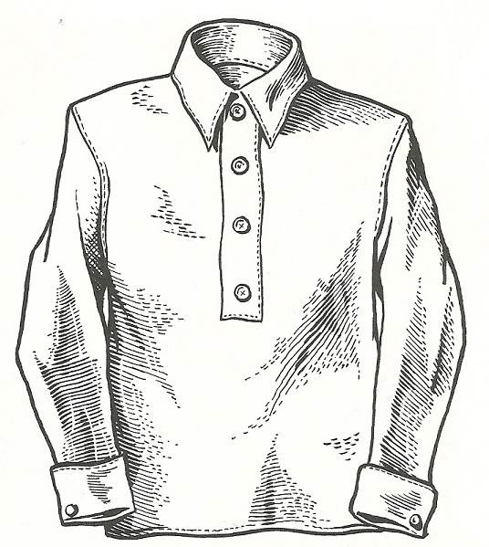 Civil War Officer&rsquo;s Shirts and Civilian Shirts With A Stand and Fall Collar