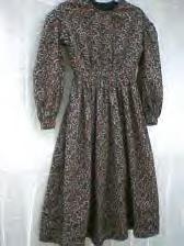 Girl's Pioneer, Victorian, including Civil War Dresses