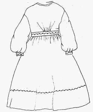 Girl's Pioneer, Victorian, including Civil War Dresses