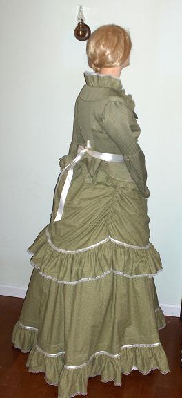 Ladies Victorian Bustle Dresses