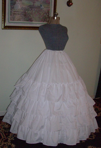 over or under hoop petticoat