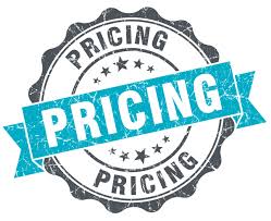 Pricing range for my gowns and costumes