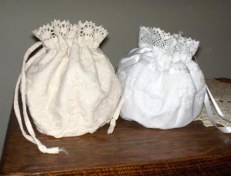 Civil War era drawstring purses