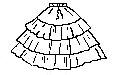 Mid 19th Century or 1800's Girl's Slips and Petticoats