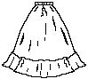 Mid 19th Century or 1800's Girl's Slips and Petticoats