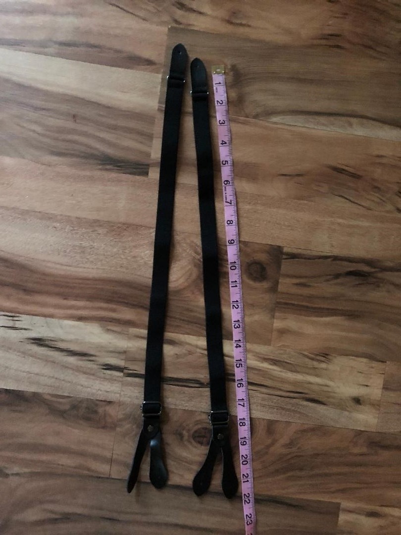 suspenders for trousers, jeans, shorts, pants, casual wear, formal attire, gentleman parts etc.