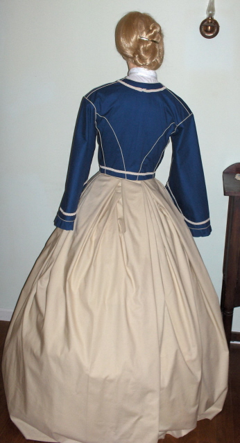 1800's ladies jacket and skirt, Civil War Era