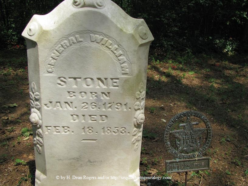 Grave Marker of William Stone 